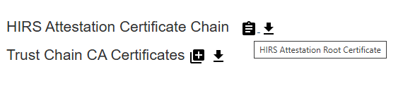 Portal Trustchain page